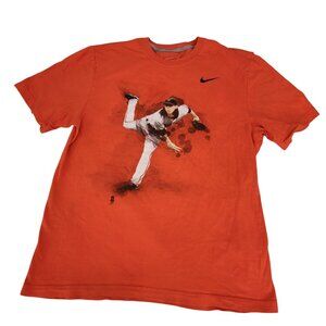 RARE Nike Tim Lincecum San Francisco Giants Baseball Player Graphic T Shirt